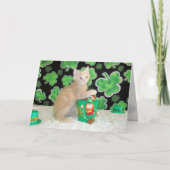 Buffington The Cat - St. Patrick's Day Kaart (Voorkant)