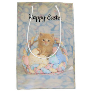 Buffington's Paasmand - Kat / Kitten Gift Bag Medium Cadeauzakje
