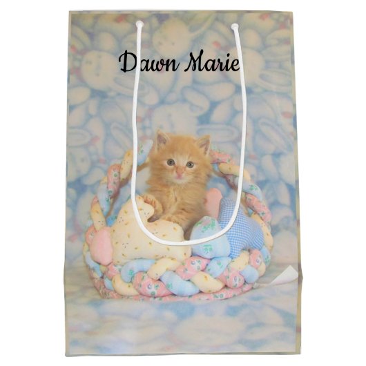 Buffington's Paasmand - Kat / Kitten Gift Bag Medium Cadeauzakje (Achterkant)