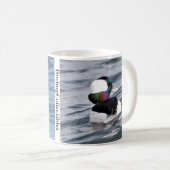 Bufflehead Coffee Mok II door BirdingCollectibles (Voorkant rechts)