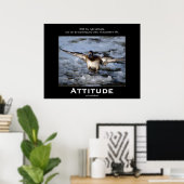 Bufflehead Duck Attitude Motivatie Posters (Thuiskantoor)