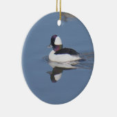 Bufflehead Duck Drake Keramisch Ornament (Rechts)
