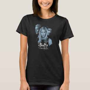 Buffy The Vampire Slayer Buffy Spike En Angel Foto T-shirt