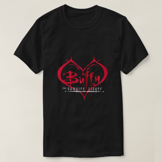 Buffy the Vampire Slayer Gothic Heart Zip Hoodie40 T-shirt (Design voorkant)