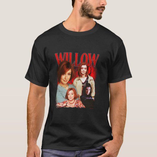 Buffy The Vampire Slayer Iconic Willow Collage jar T-shirt (Voorkant)