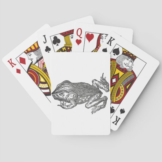 Bufo Rana ook bekend als Reuzenpad Pokerkaarten (Achterkant)