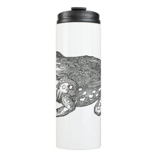 Bufo Rana ook bekend als Reuzenpad Thermosbeker (Voorkant)
