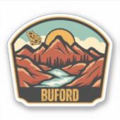 Buford, Georgia Sticker (Voorkant)