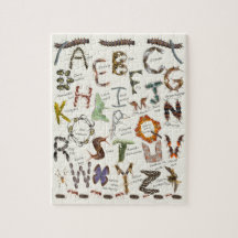 Bug Alphabet Puzzle \ Insect ABCs
