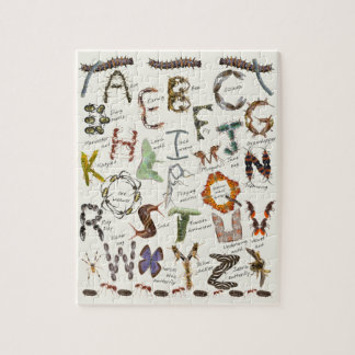 Bug Alphabet Puzzle \ Insect ABCs Legpuzzel
