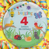 Bug Birthday Cute Colorful Paper Bord