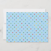 Bug Birthday Foto Cute Colorful Bug Party Kaart (Achterkant)