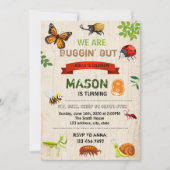 Bug Birthday Uitnodiging (Voorkant)