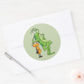 Bug Buddies Ronde Sticker (Envelop)