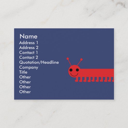 Bug - Chubby Visitekaartje (Voorkant)