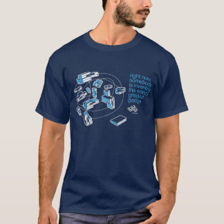 BUG Cloud T-Shirt - blauw