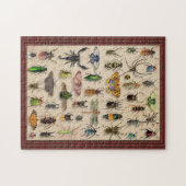 Bug Collectie Insects Fun Entomology Legpuzzel (Horizontaal)