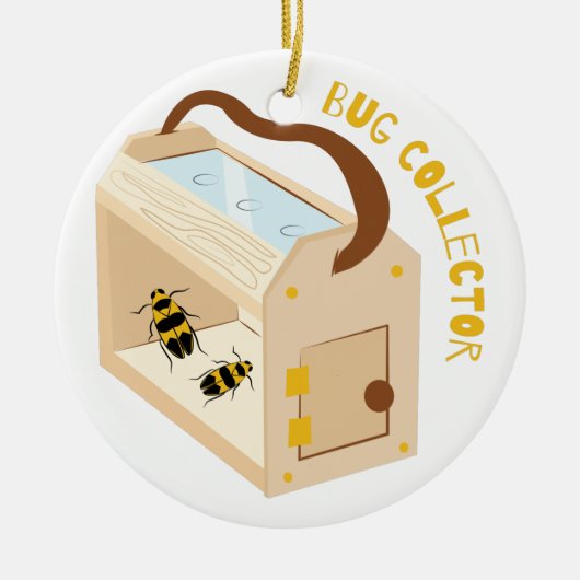Bug Collector Keramisch Ornament (Voorkant)