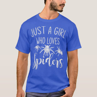 Bug Collector Women Girls Kinder Gift Idee Spider T-shirt