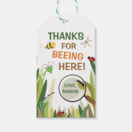 Bug Dank u voor de labels in de openlucht Cadeaulabel