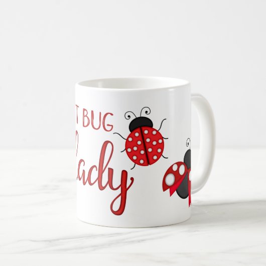Bug de Lady Ladybug-Mok niet. Koffiemok (Voorkant rechts)