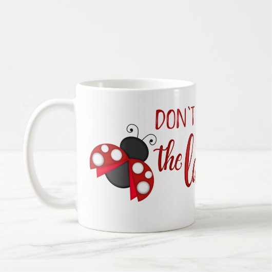 Bug de Lady Ladybug-Mok niet. Koffiemok (Links)
