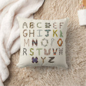 Bug Decor voor kinderen | Alphabet Insectendecor k Kussen (Deken)