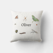 Bug Decor voor kinderen | Alphabet Insectendecor k Kussen (Achterkant)