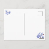 Bug en aardbei ansichtkaart briefkaart (Achterkant)