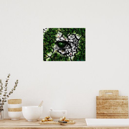 Bug- en ogen poster (Keuken)