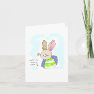 Bug Eyed Bunny Birthday Kaart