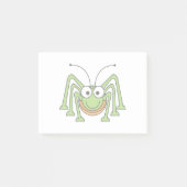 Bug Eyed Grasshopper Cartoon Post-it® Notes (Voorkant)