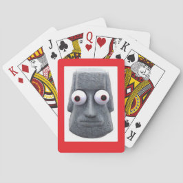 Bug-Eyed Moai'd Novelty Pokerkaarten