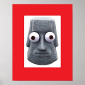 Bug-Eyed Moai'd Novelty Poster (Voorkant)