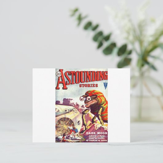 Bug Eyed Monster Briefkaart (Staand voorkant)