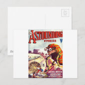 Bug Eyed Monster Briefkaart (Voorkant / Achterkant)