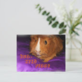 BUG-EYED PIGGY Briefkaart (Staand voorkant)