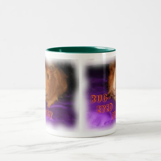 BUG-EYED PIGGY Guinee-Mok Tweekleurige Koffiemok (Center)