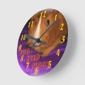 BUG-EYED PIGGY Guinee-ringklok Ronde Klok (Hoek)