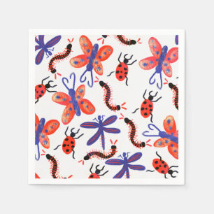 Bug Feestje Insect Verjaardag  Zomer Collectie Servet