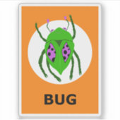 BUG Halloween Sticker (Voorkant)