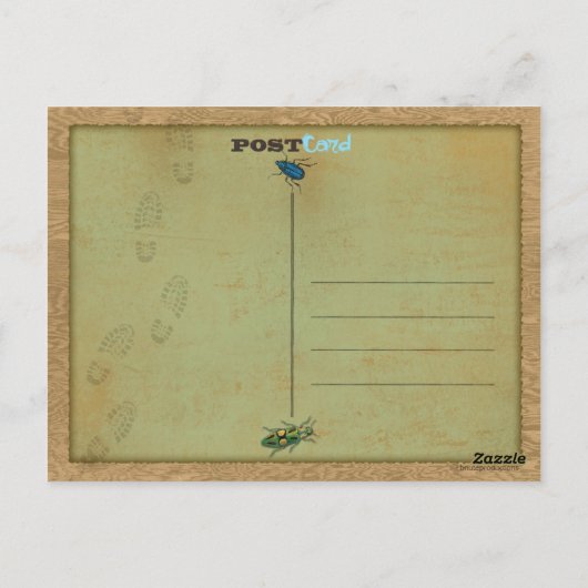 Bug Hunt Bedankt Briefkaart (Achterkant)