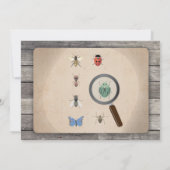 Bug Hunt Birthday Uitnodiging Garden Invite (Achterkant)