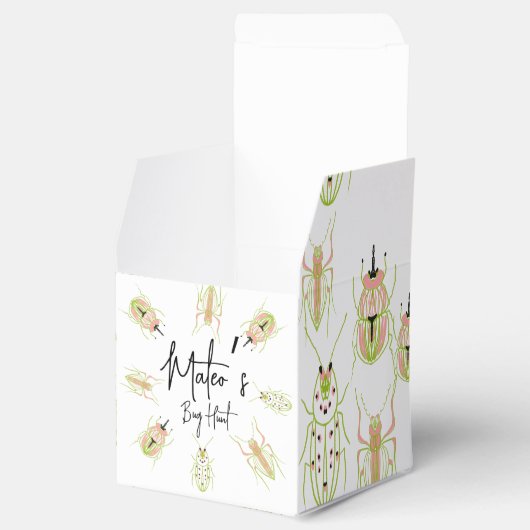 Bug Hunt Insect Birthday Hand getekend Bedankdoosjes (Geopend)