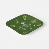 Bug Hunt Insect Birthday Hand getekend Papieren Bordje (Gebogen)