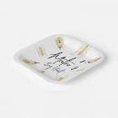 Bug Hunt Insect Birthday Hand getekend Papieren Bordje (Gebogen)