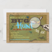 Bug Hunt Insect Partij Uitnodiging (Voorkant)