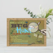 Bug Hunt Insect Partij Uitnodiging (Staand voorkant)