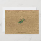 Bug Hunt Insect Partij Uitnodiging (Achterkant)