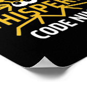 Bug Hunt Kwetsbare jacht Cyberdreiging Bug Bount Poster (Hoek)